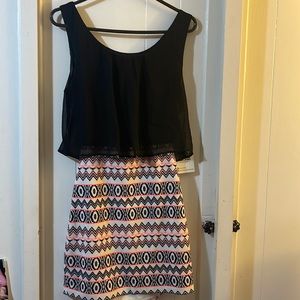 Mini dress with open back, brand new never been wore before